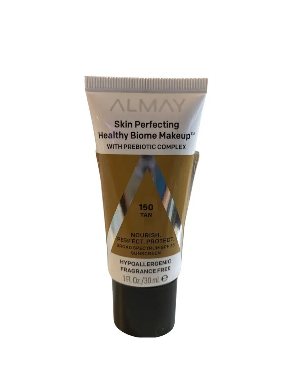 NEW Almay Skin Perfecting Healthy Biome Foundation Makeup - 150 Tan - 1 fl oz